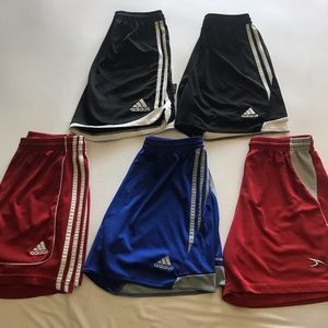 Bundle of 5 Adidas Soccer Shorts!